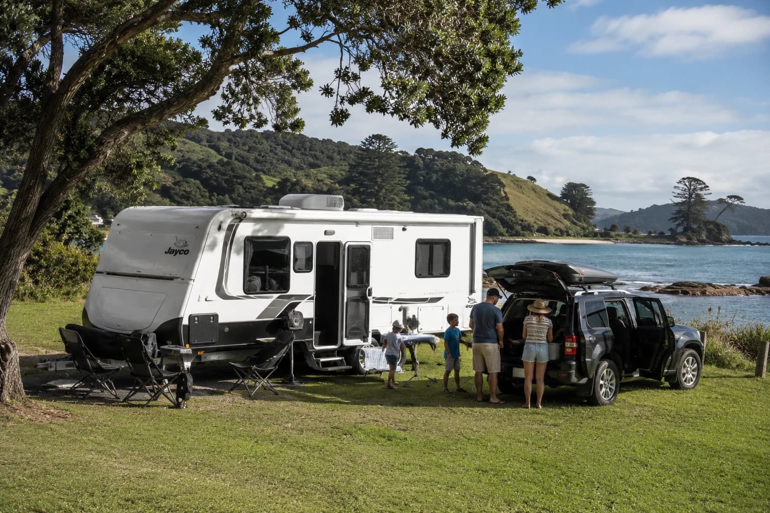 Caravan on the road — caravan finance Auckland New Zealand