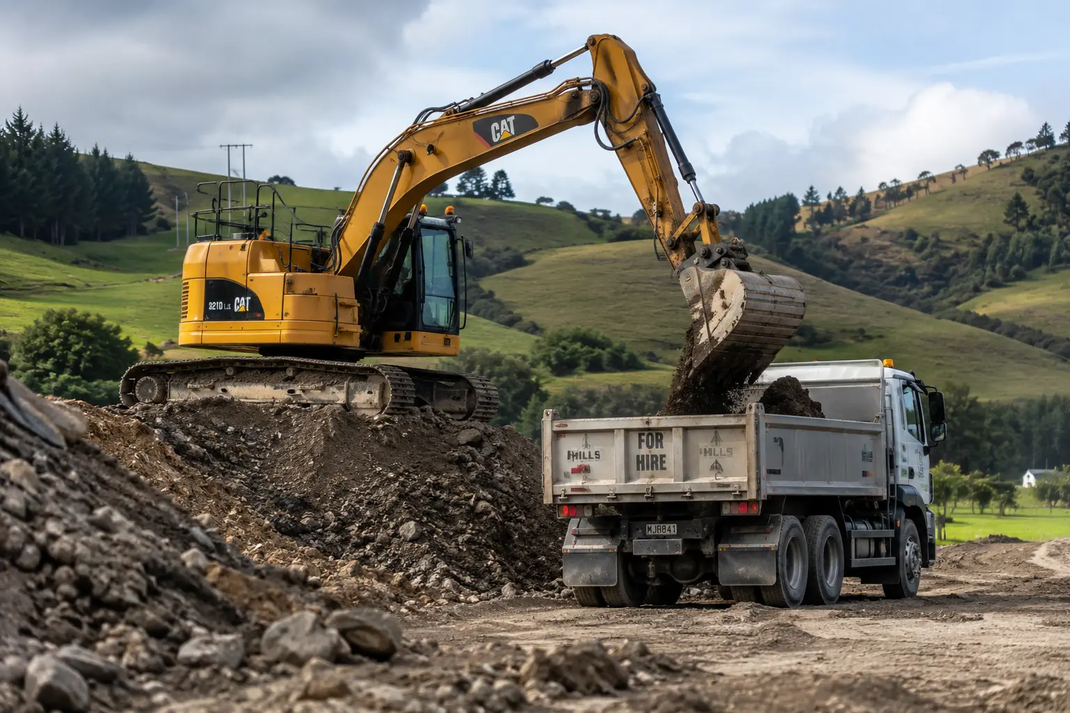 Excavator and earthmoving finance New Zealand