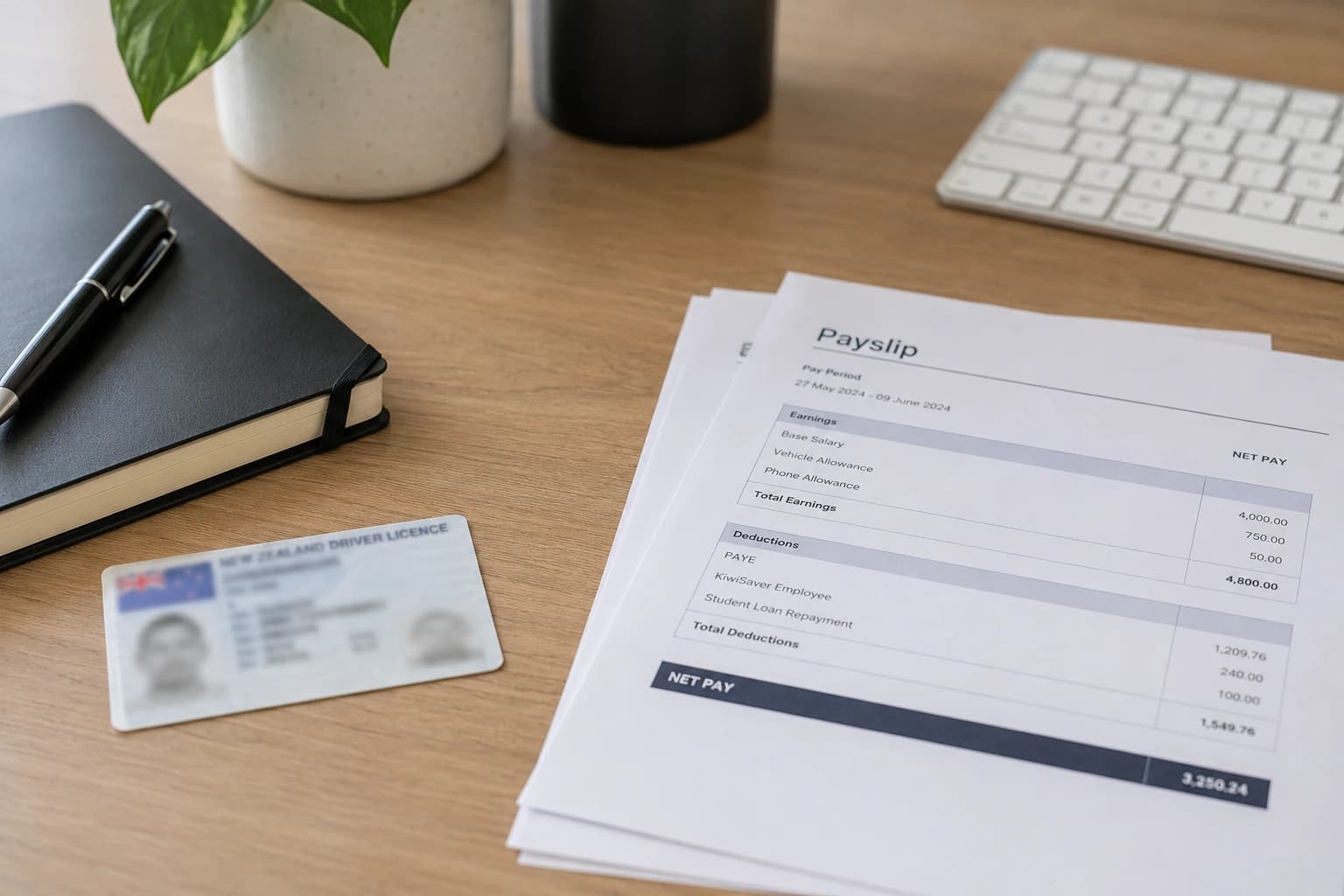 Documents needed for a finance application in New Zealand