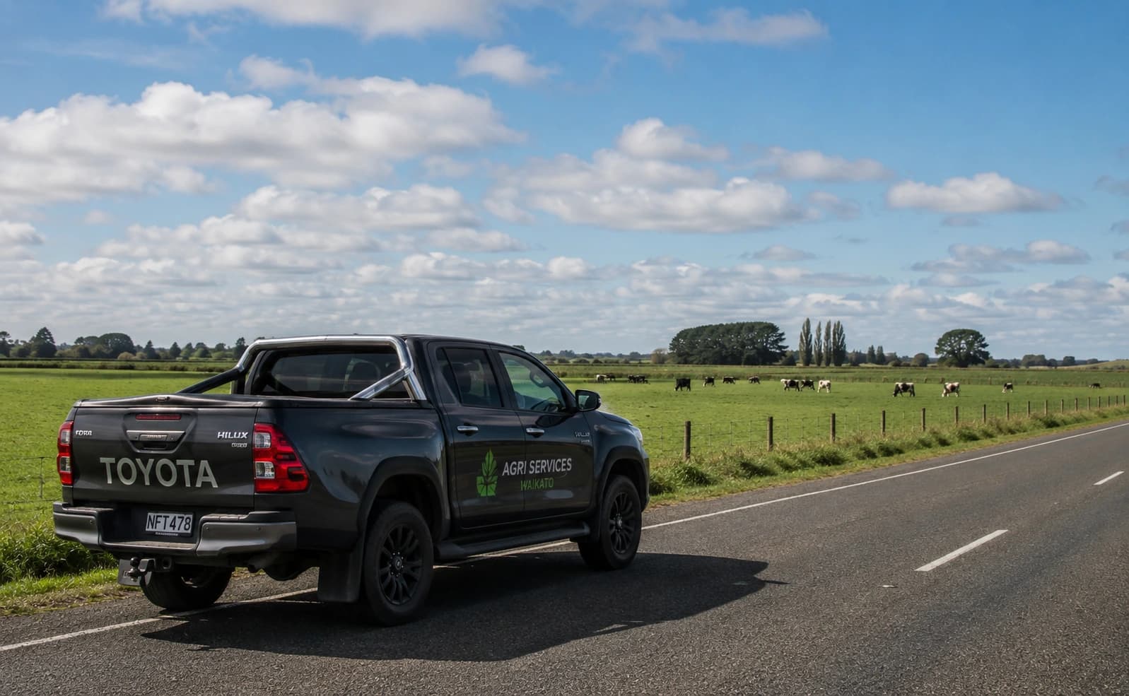 Ute in a Waikato setting — vehicle finance Hamilton New Zealand