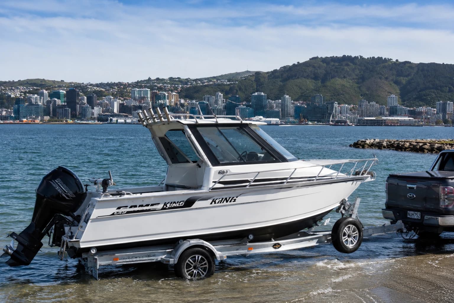 Boat on Wellington Harbour — boat finance Wellington New Zealand